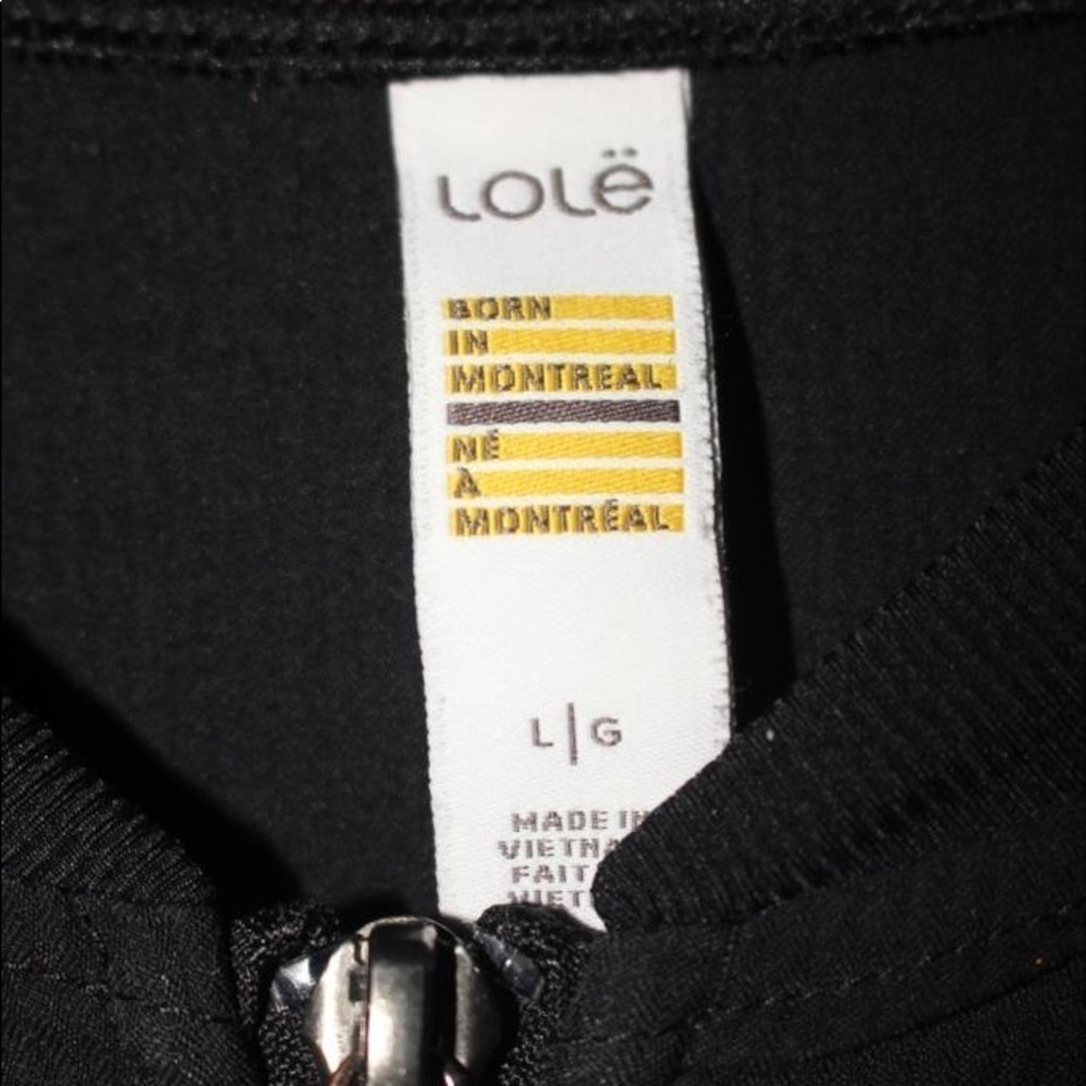 Lole light sport zip up jacket like new size large - Picture 2 of 2